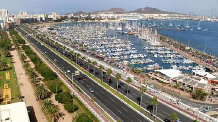 Nice Room-Terrace- Private Toilete-Closer Sport Pier-Optical Fiber 1 Gb Las Palmas de Gran Canaria Exterior photo